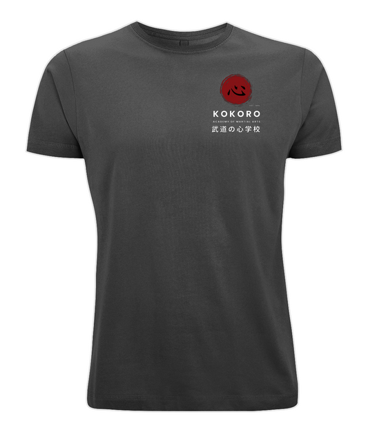 BY004 Classic Round Neck Men's T‑Shirt Official Kokoro Academy Training T-Shirt